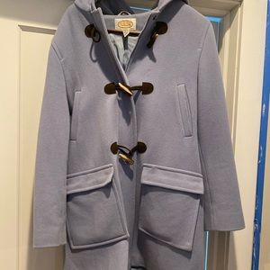 Talbots light blue wool winter coat